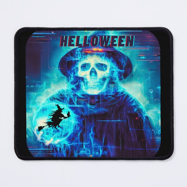 Item preview, HELLOWEEN SKELETON DIES WITH A GLASS BALL designed and sold by PolishBrand.