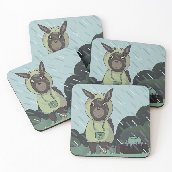 Item preview, Rainy Day: Goat and Frog designed and sold by Glorious-goats.