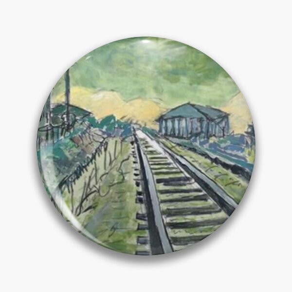 Item preview, Railway Tracks (Green) designed and sold by Wobliti.