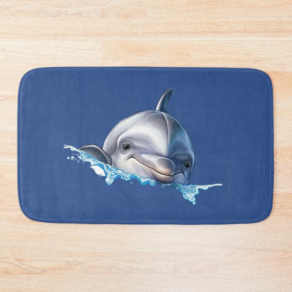 Item preview, cute peeking delfin designed and sold by PositiveIdeas.
