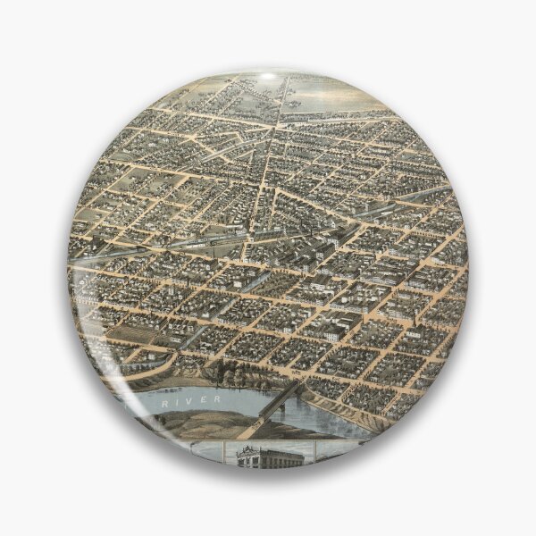 Item preview, Dayton, Ohio (1870) designed and sold by allhistory.