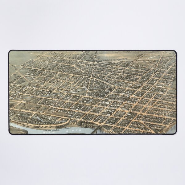 Item preview, Dayton, Ohio (1870) designed and sold by allhistory.