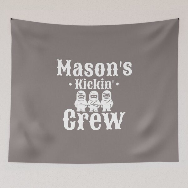 Item preview, Mason’s kickin’ crew. Ninjas. Sport designed and sold by Tsifra.