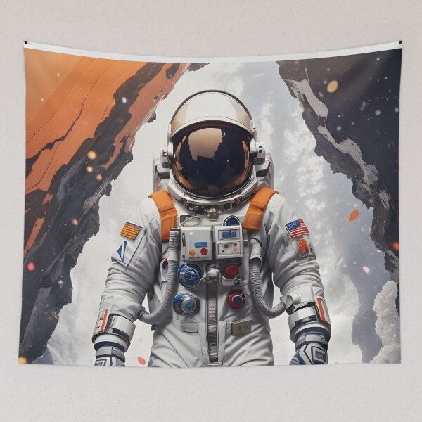 Item preview, Astronaut's Brave Journey Through Extreme Weather designed and sold by ratchawoot.