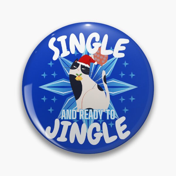 Artikelvorschau, Single und bereit, mit der mürrischen Weihnachtskatze zu klimpern! Passende Teamfreunde entworfen und verkauft von My-Queens-Store.