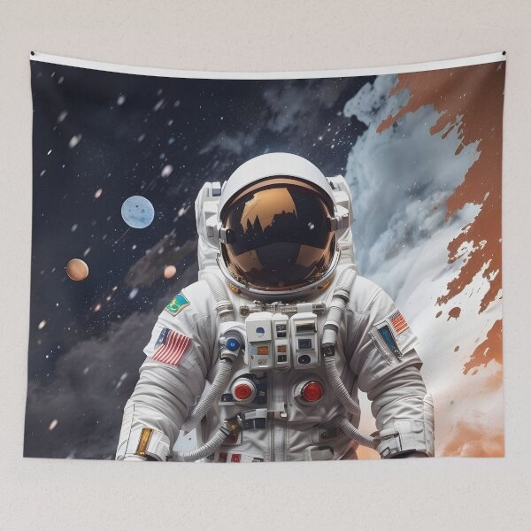 Item preview, Astronaut's Brave Journey Through Extreme Weather designed and sold by ratchawoot.