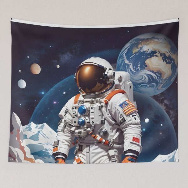 Item preview, Astronaut's Brave Journey Through Extreme Weather designed and sold by ratchawoot.