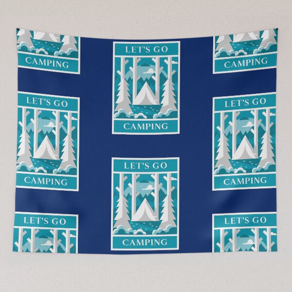 Item preview, Let's go Camping designed and sold by Faith & Joy by Lulu.