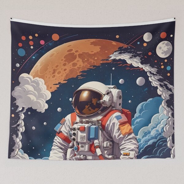 Item preview, Astronaut's Brave Journey Through Extreme Weather designed and sold by ratchawoot.