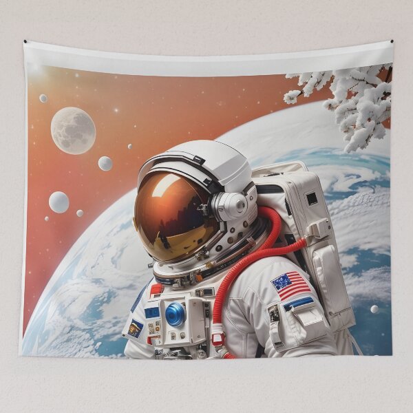 Item preview, Astronaut's Brave Journey Through Extreme Weather designed and sold by ratchawoot.