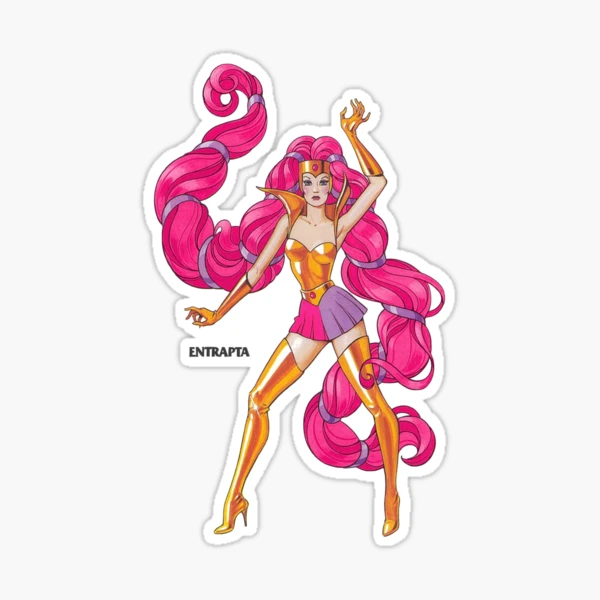 ENTRAPTA - Vintage style SHE RA Princess of Power Villain toy art Sticker  for Sale by Mikeyofthe80s