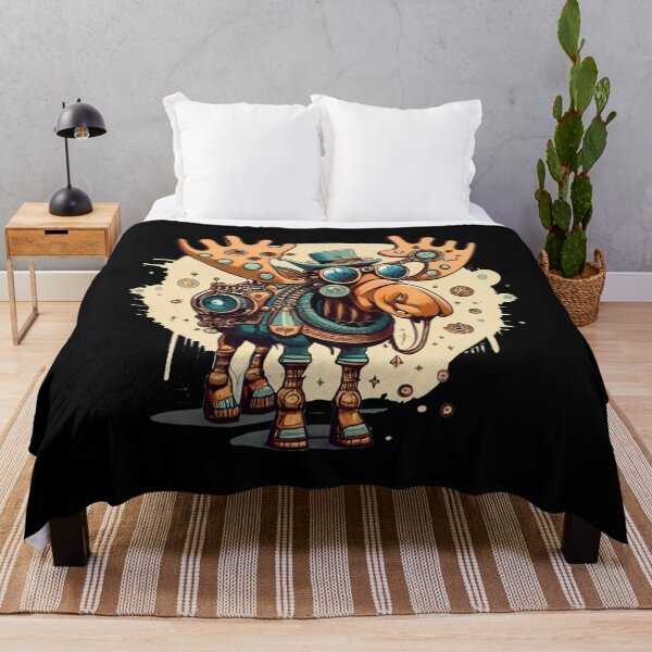 Item preview, Funny Moose Steampunk Abstract Nature Design designed and sold by Nature's Fancy.