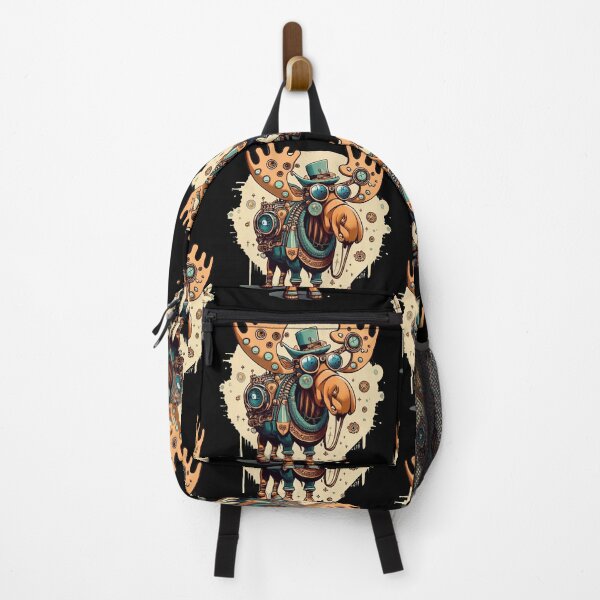 Item preview, Funny Moose Steampunk Abstract Nature Design designed and sold by Nature's Fancy.