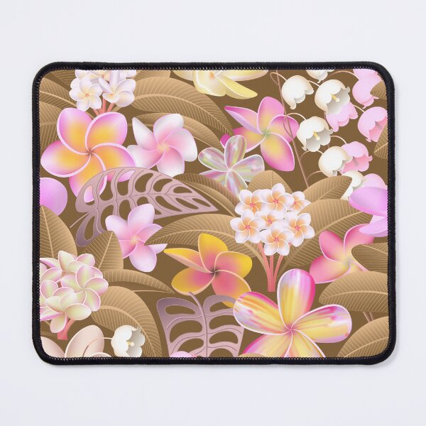 Item preview, Pink and Brown Floral Paradise designed and sold by Elsy's Art.