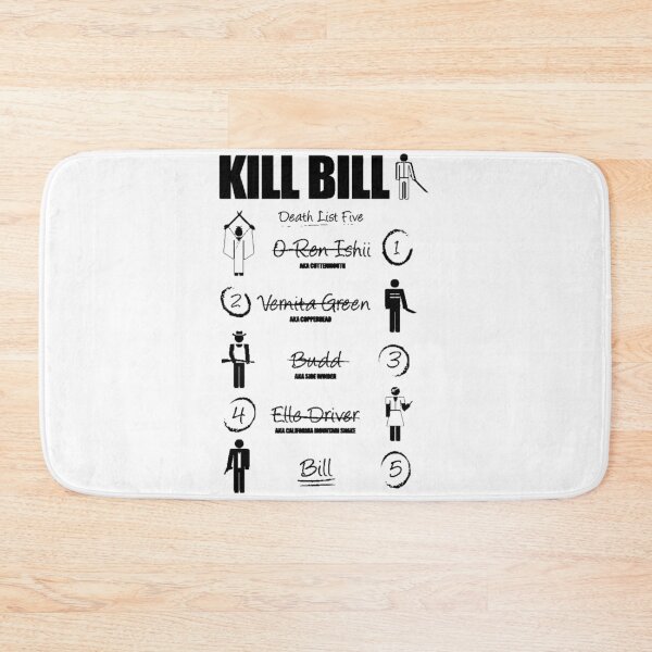 Item preview, Kill Bill - Kill List designed and sold by athyabm.