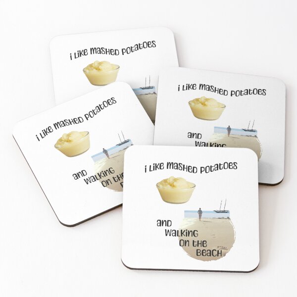 Item preview, I Like Mashed Potatoes and Walking on the Beach designed and sold by 5PointsDigital.