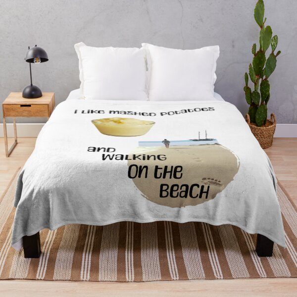 Item preview, I Like Mashed Potatoes and Walking on the Beach designed and sold by 5PointsDigital.