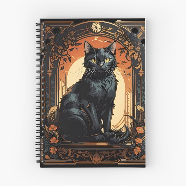 Item preview, Black Cat in halloween card designed and sold by DRESSED-UP-CUBS.