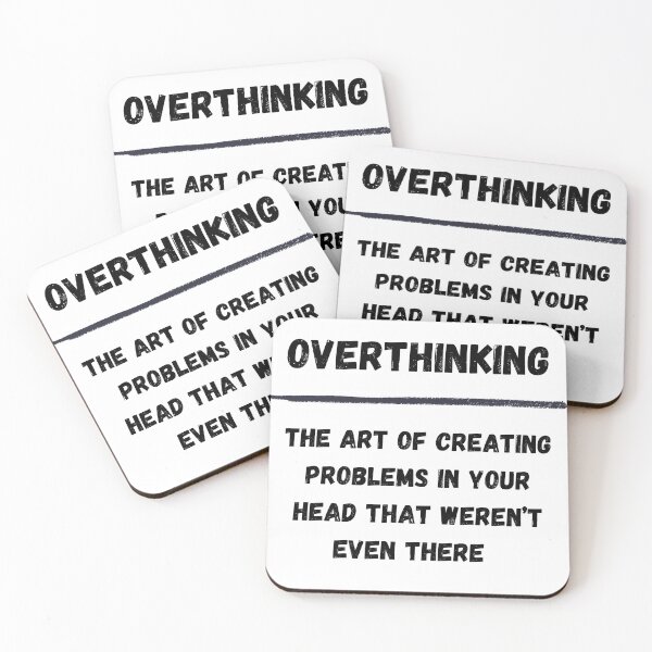 Item preview, Overthinking: a definition designed and sold by simpleartpieces.