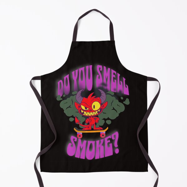 Item preview, Cartoon Devil on Skateboard Smoke Puff  designed and sold by JimNEmDesigns.