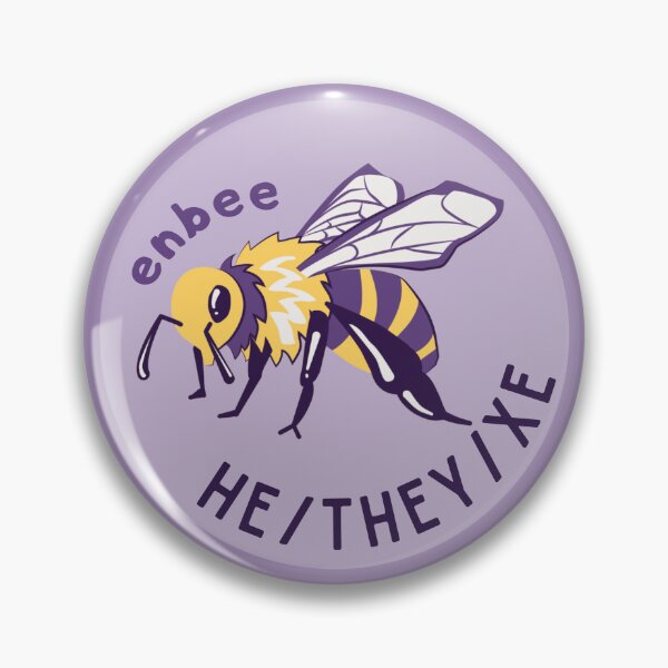 Item preview, I Go By He/They/Xe Pronouns | Non-binary Enbee | He They Xe Pronoun designed and sold by Furia LGBTQ+ Accessories.