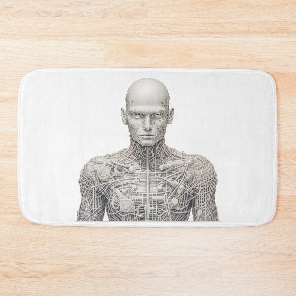 Item preview, An Intimidating Humanoid - Great Gift For AI and Thinking Machine Enthusiasts designed and sold by AlanPhotoArt.