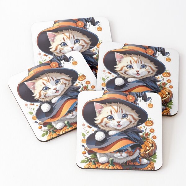 Item preview, Spooky Cats Halloween Kawaii 003 designed and sold by Alexis Art Collection.