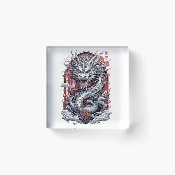 Aperçu de l'œuvre Dragon blanc créée et vendue par Joker-Arts.