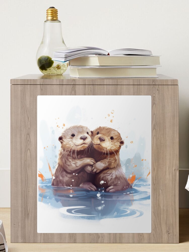 13 Playful Otters - Adorable Otters Design for Nature Lovers Sticker for  Sale by lealyndc