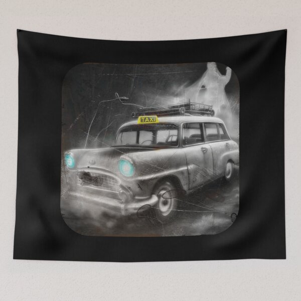 Item preview, CAR TAXI FOR GHOSTS designed and sold by PolishBrand.