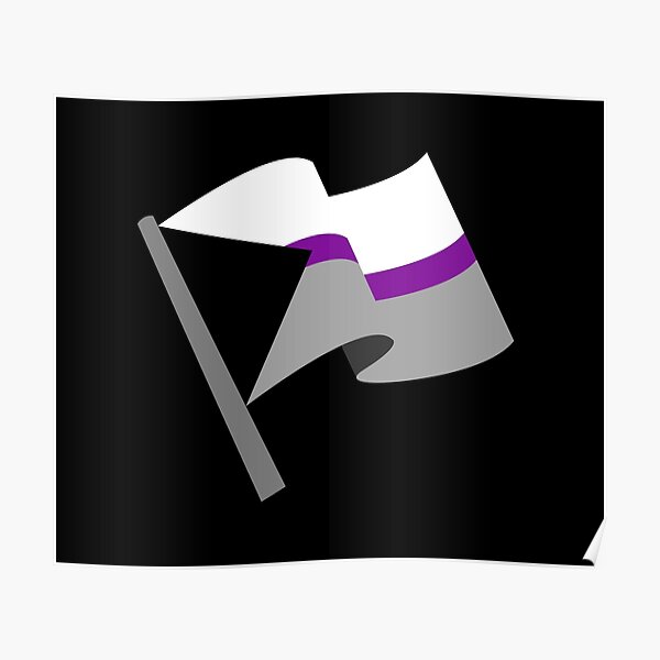 Demisexual Pride Waving Flag Poster By Whitestagbrand Redbubble 2821