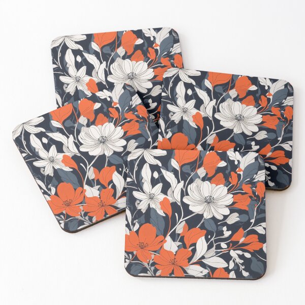 Item preview, Colorful Floral Designs, Floral Backrounds designed and sold by PillowTalkyZone.