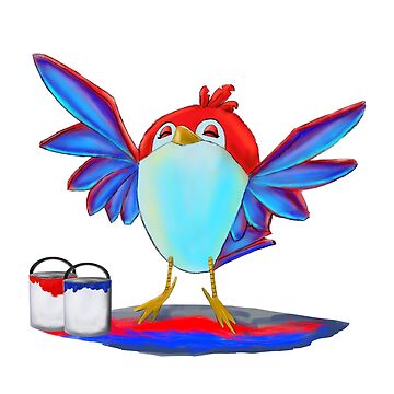 Artwork thumbnail, Bird Repaint by rodoart