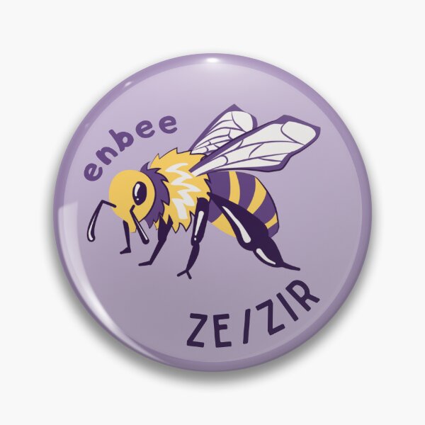 Item preview, I Go By Ze/Zir Pronouns | Non-binary Enbee | Ze Zir Pronoun designed and sold by Furia LGBTQ+ Accessories.