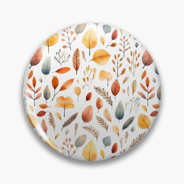 Item preview, Autumnal leaves watercolor pattern #2 designed and sold by NatureSight.
