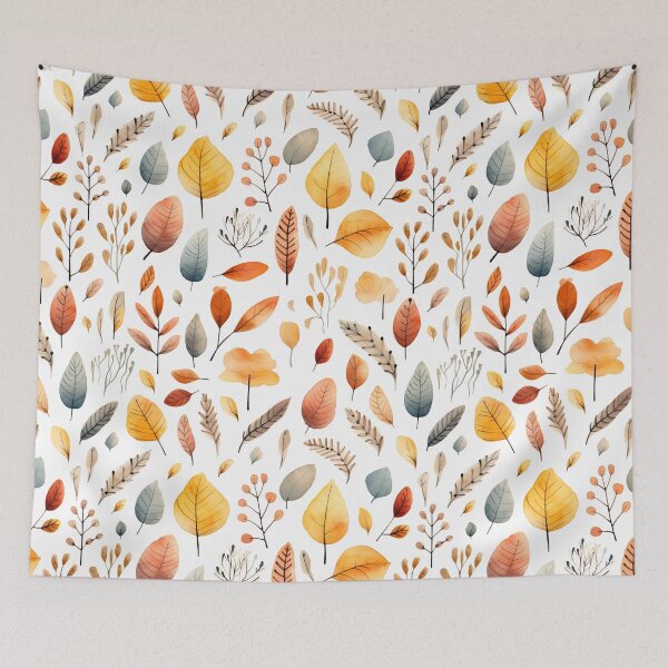 Item preview, Autumnal leaves watercolor pattern #2 designed and sold by NatureSight.