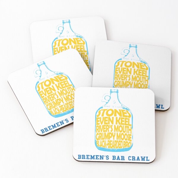 Item preview, Bremen's Bar Crawl - White designed and sold by wukkio.
