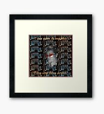 Never be complete Framed Print