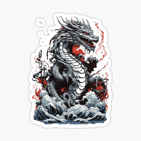 Item preview, Ocean Dragon designed and sold by Joker-Arts.