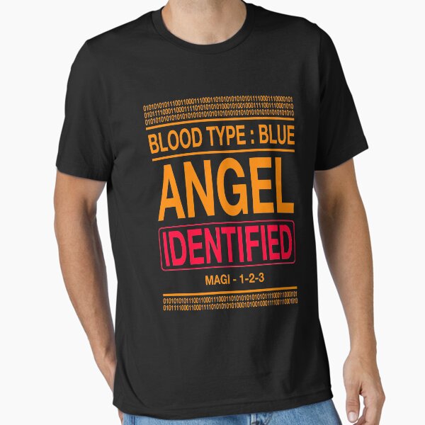 Vista previa del artículo con la obra «Evangelion Angel Identified», diseñado y vendido por reymustdie.