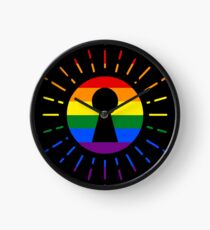 RAINBOW - SUN - KEYHOLE Clock