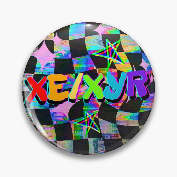 Item preview, Neopronombres Pride Scenecore Xe/Xyr designed and sold by Furia LGBTQ+ Accessories.