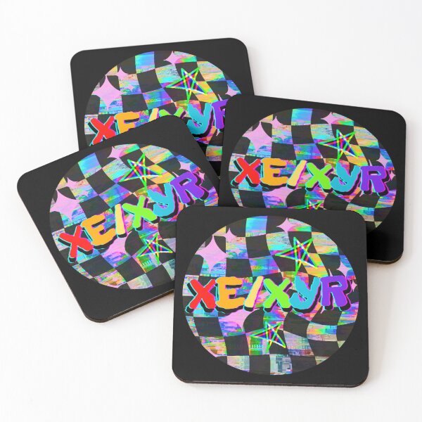 Item preview, Pride Scenecore Xe/Xyr Neopronouns designed and sold by Furia LGBTQ+ Accessories.