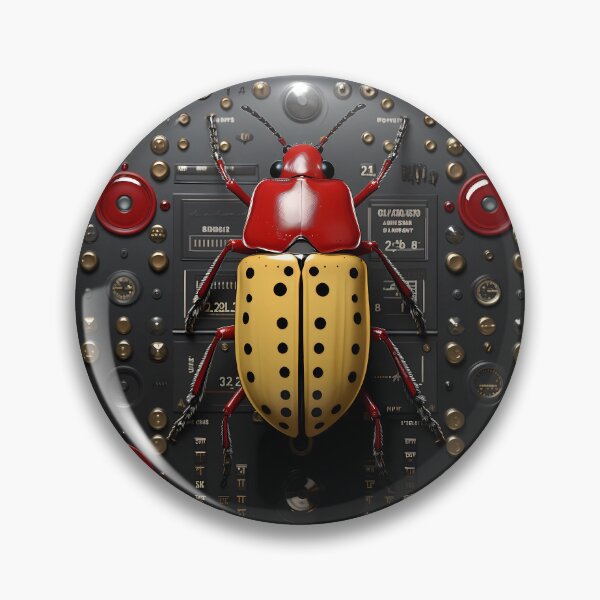 Item preview, Beetle - Amidst Buttons and Dials designed and sold by ART-VUVULE.