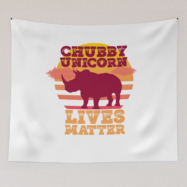 Item preview, Funny Chubby Unicorn Lives Matter Gift designed and sold by solosholdings.