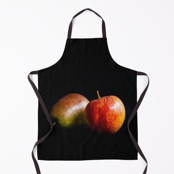 Item preview, Still life, apple and pear on a black background designed and sold by WDSuncrest.