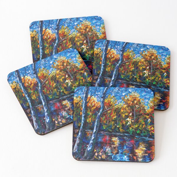 Item preview, Landscape of Tranquility With Palette Knife designed and sold by Rocky Mountain Artistry.