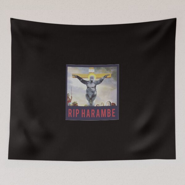 Item preview, RIP Harambe Son Of God designed and sold by LeenBril.