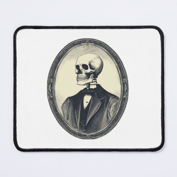Item preview, Creepy halloween skull portrait designed and sold by filigreedigital.
