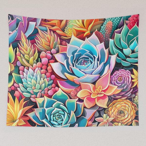 Item preview, Colorful Succulents  designed and sold by RoxanneG.